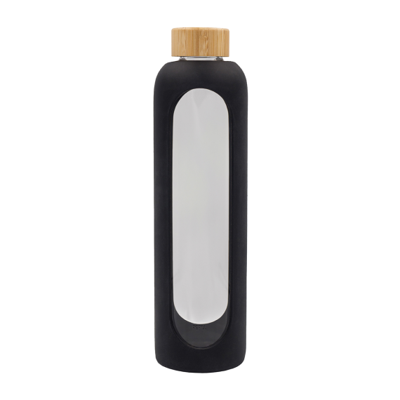 RICHMOND lahev z borosilikátového skla 1100 ml, černá