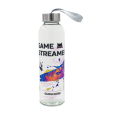 AQUA FLOW skleněná lahev 500 ml, transparentní
