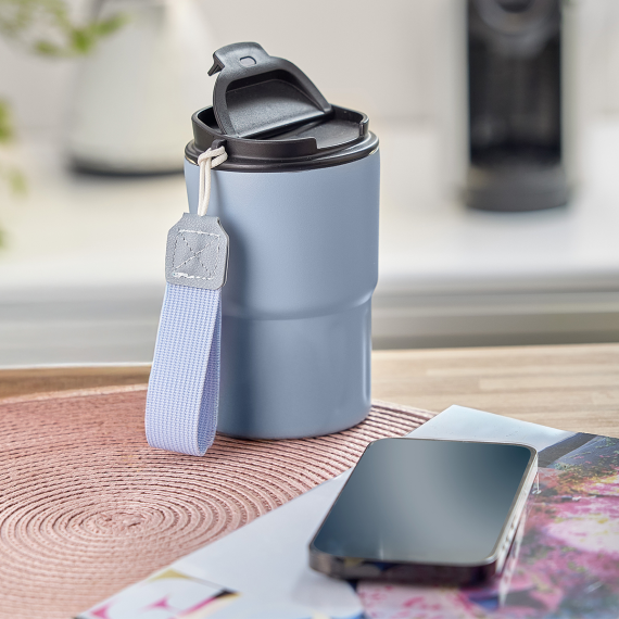 SKAGEN termohrnek 330 ml, modrá