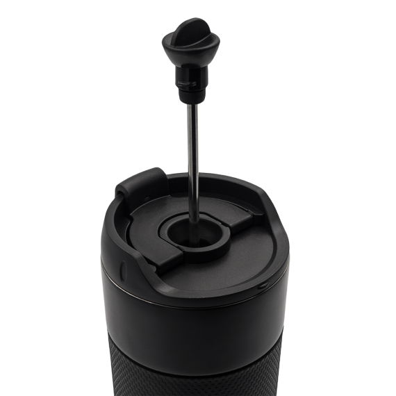 ASPET termohrnek s french press 450 ml, černá