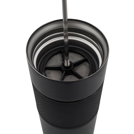 ASPET termohrnek s french press 450 ml, černá
