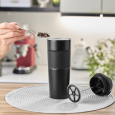ASPET termohrnek s french press 450 ml, černá