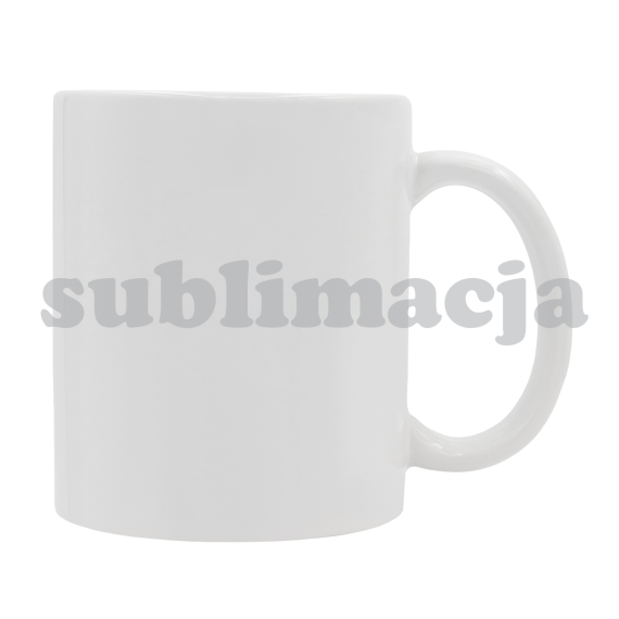 ARDEA keramický hrnek na sublimaci 330 ml, bílá