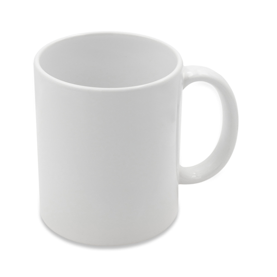 ARDEA keramický hrnek na sublimaci 330 ml, bílá