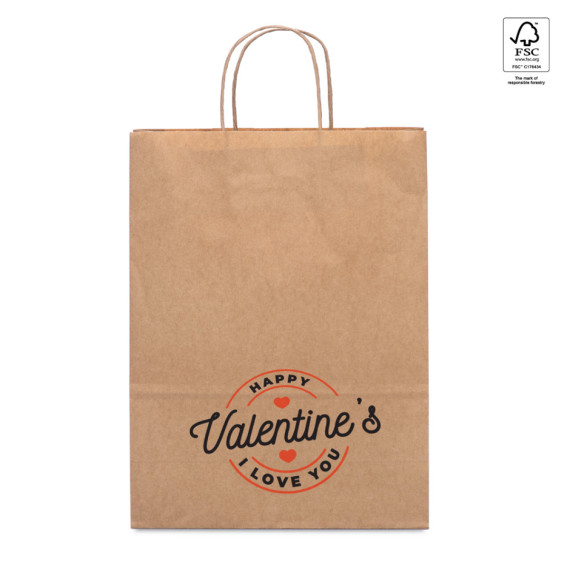 LEIA. Taška z kraftového papíru (115 g/m²)