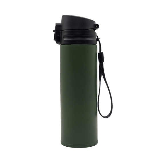 OLTEN termohrnek 400 ml, tmavě zelená
