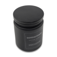 SANDALWOOD vonná svíčka ve skle, černá