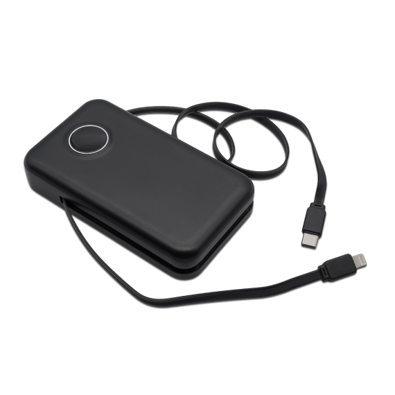 WOLTI powerbanka 10 000 mAh s rychlonabíjením, černá