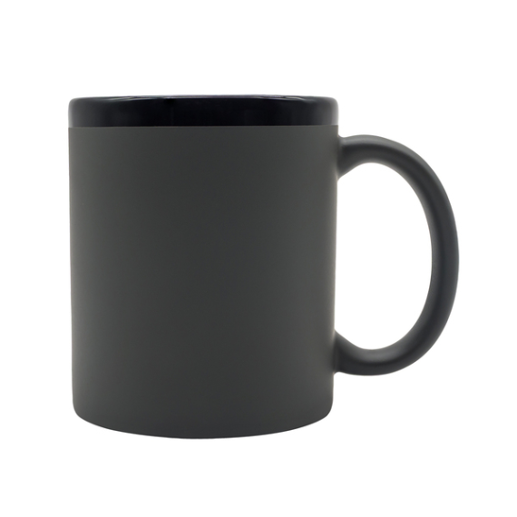 VELLUTO keramický hrnek 350 ml, tmavě zelená