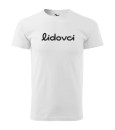 bílé bavlněné tričko Lidovci