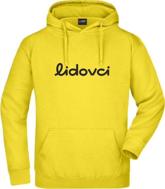 žlutá mikina Lidovci