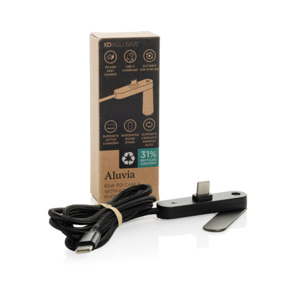 Nab.kabel Aluvia 65W PD se stojánkem na tel. RCS