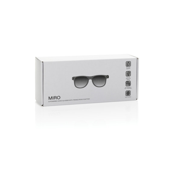 Chytré audio brýle Miro s AI překladem