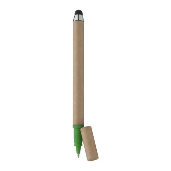 dotykové kuličkové pero z recyklovaného papíru
