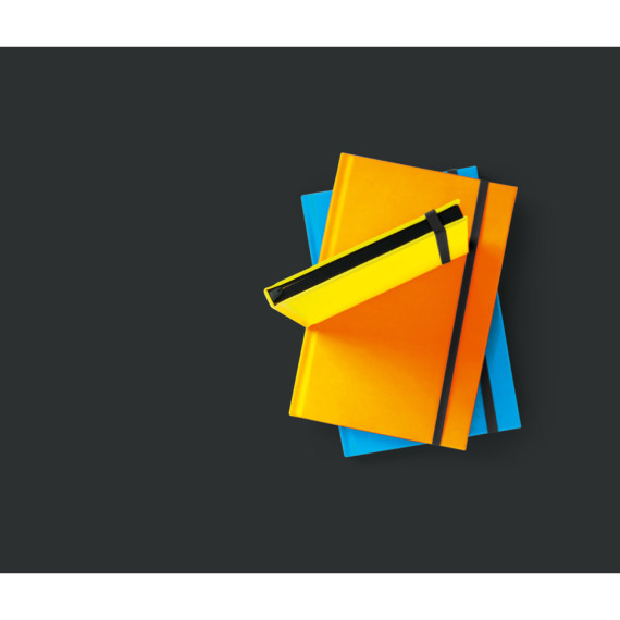 WATTERS. Zápisník A5 ve fluorescenčním PU provedení s linkovanými stránkami