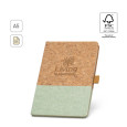 KLEE. Zápisník A5 z korku a lnu s linkovanými listy