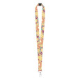 lanyard na zakázku se sublimačním potiskem a s bezpečnostní přezkou