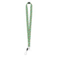 lanyard na zakázku se sublimačním potiskem a s bezpečnostní přezkou