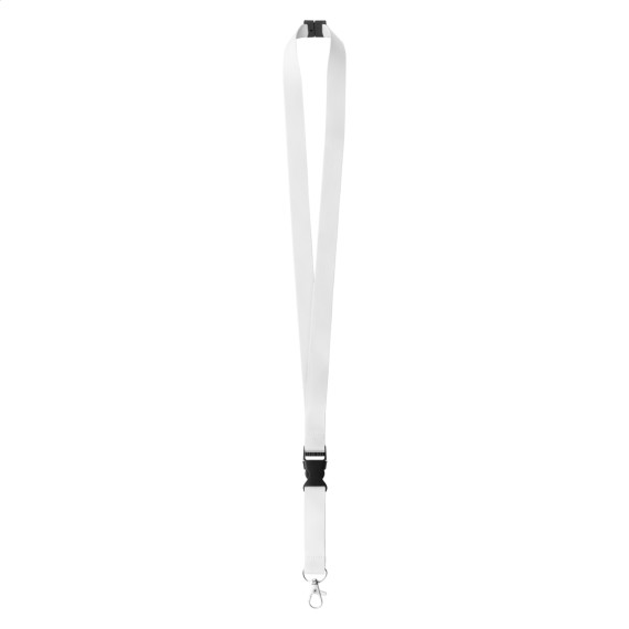 lanyard na zakázku se sublimačním potiskem a s bezpečnostní přezkou