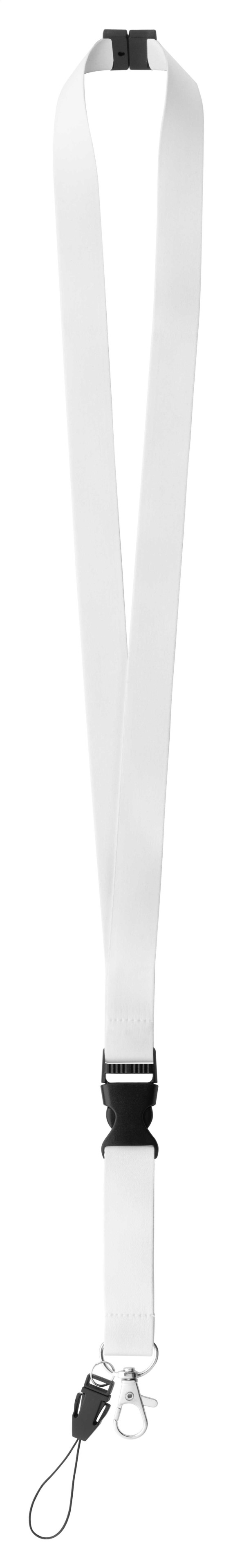 lanyard na zakázku se sublimačním potiskem a s bezpečnostní přezkou