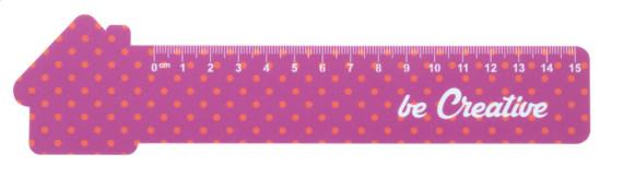 Couler 15 15 cm pravítko, srdce