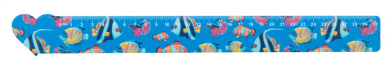 Couler 30 30 cm pravítko, srdce