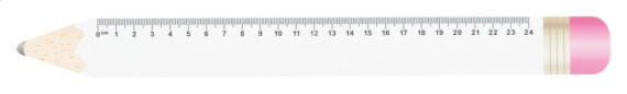 24 cm pravítko ve tvaru tužky