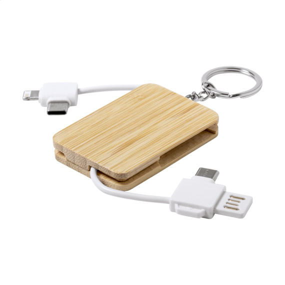 přívěšek na klíče s USB nabíjecím kabelem