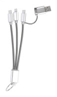 USB nabíjecí kabel s přívěškem na klíče