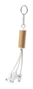 přívěšek na klíče s USB nabíjecím kabelem
