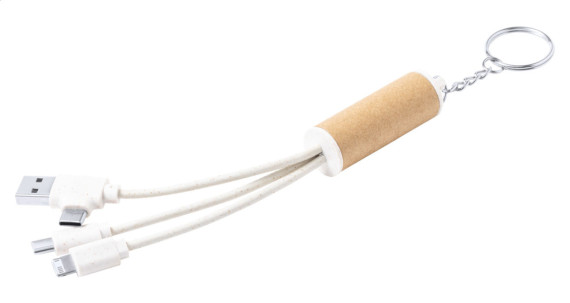 přívěšek na klíče s USB nabíjecím kabelem