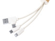 přívěšek na klíče s USB nabíjecím kabelem