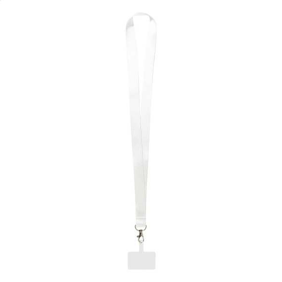 lanyard RPET s držákem na mobilní telefon
