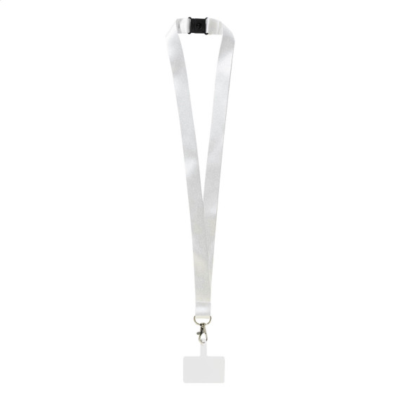 lanyard RPET s držákem na mobilní telefon