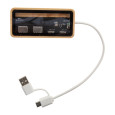 průhledný USB hub
