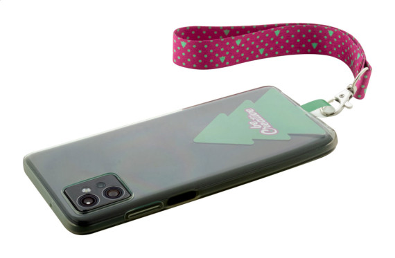 lanyard na ruku s držákem mobilního telefonu RPET na zakázku