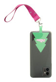lanyard na ruku s držákem mobilního telefonu RPET na zakázku