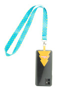 lanyard s držákem mobilního telefonu RPET na zakázku