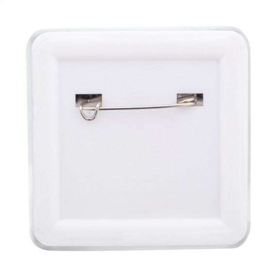 SquareBadge Maxi odznak se špendlíkem