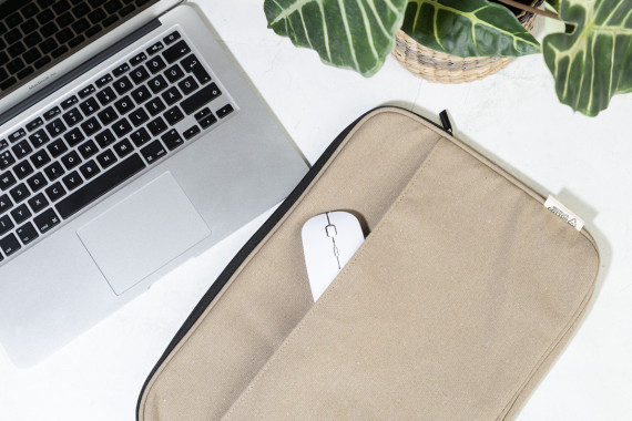 taška na notebook z recyklované plátno