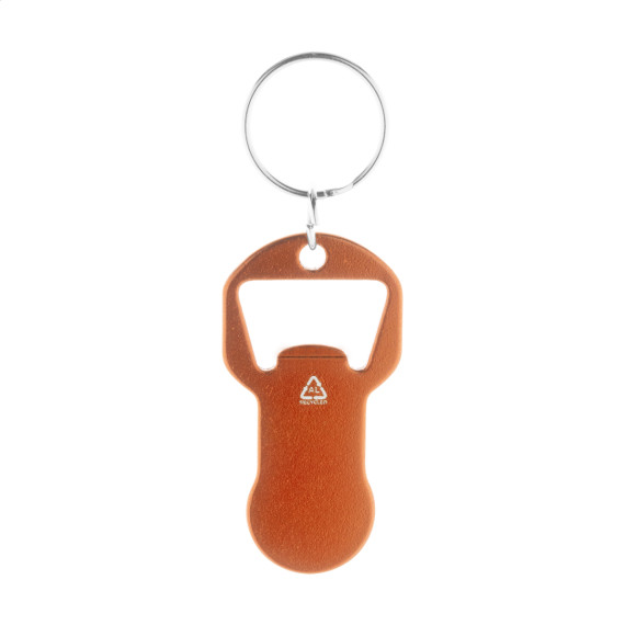 Biropi přívěšek na klíče s otvírákem na láhve