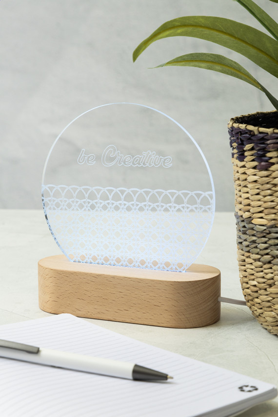 Woodify LED světelná trofej