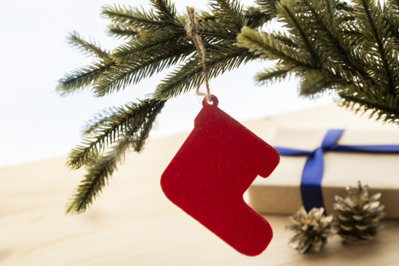 Joulox Ozdoba na vánoční stromek RPET, Santa boots