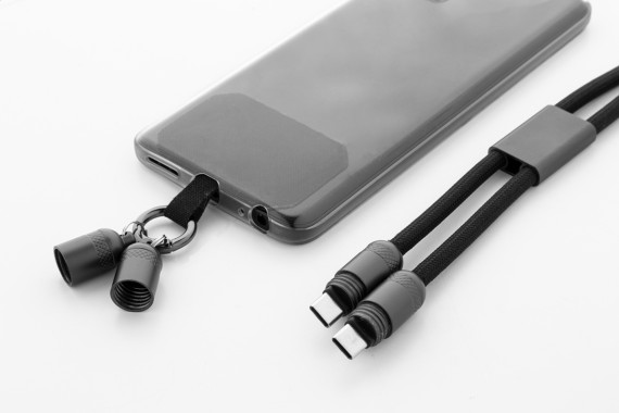 Fastly 60W kabel na mobilní telefon RPET s poutkem