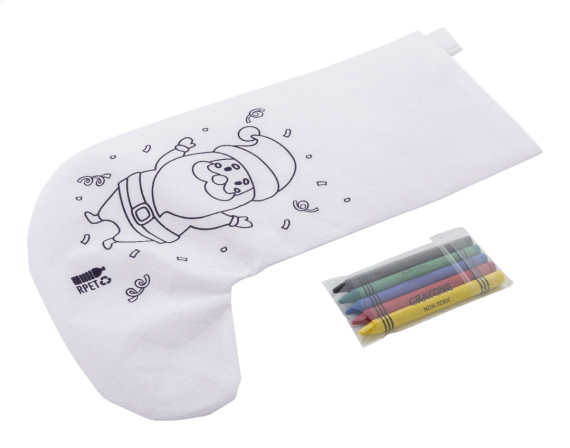 Julfar Gift vánoční punčocha na vybarvení
