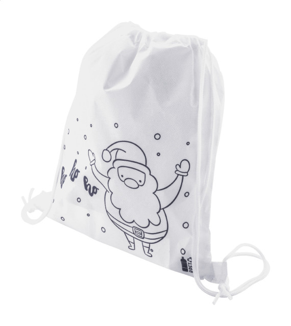 Julfar Bag B vánoční vak na stažení šňůrkou na vybarvení