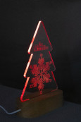 Woodify Xmas LED světelná trofej na vánoční stromeček