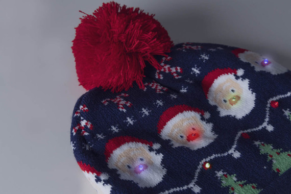 Norrsken Vánoční LED zimní čepice, Santa Claus