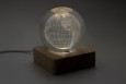 LumiGlobe skleněná světelná koule