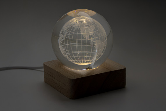 LumiGlobe skleněná světelná koule